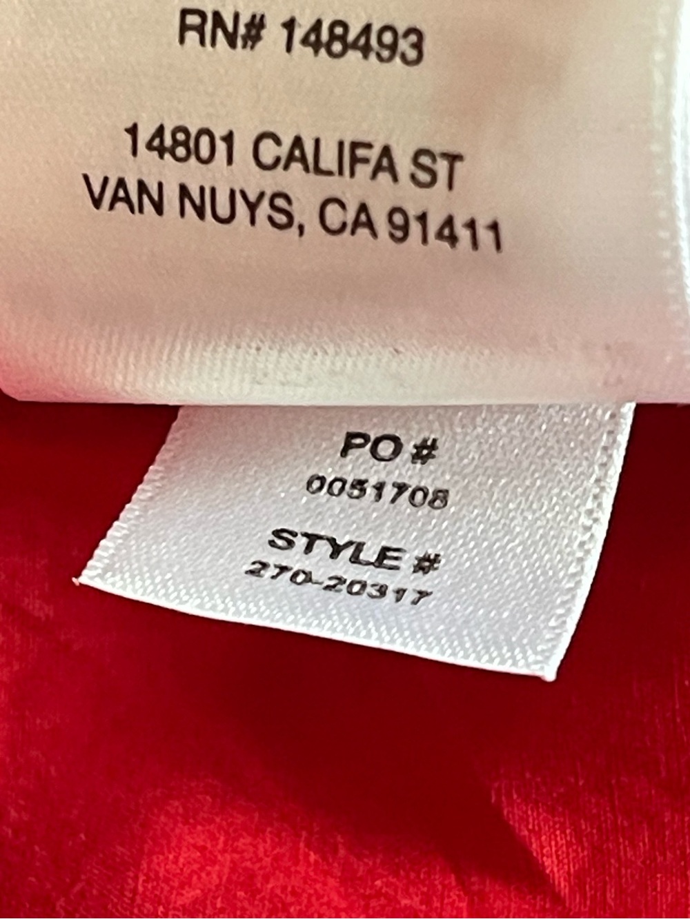 Doen Clover Red Dress Poplin Organic Cotton Tiered Sundress - Picture 13 of 15